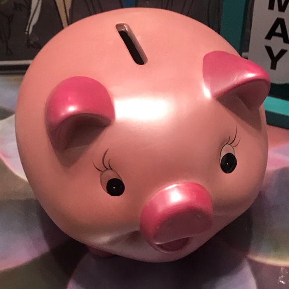 New Pink Ceramic 🐷Pink Pig Piggy Bank - Picture 4 of 16